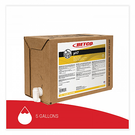 pH7 Floor Cleaner, Lemon Scent, 5 gal Bag-in-Box (138B500)