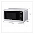 0.7 cu ft Microwave Oven, 700 W, White (MT7V0W)