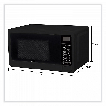 0.7 cu ft Microwave Oven, 700 W, Black (MT7V1B)