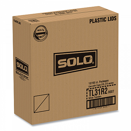 Traveler Cappuccino Style Dome Lid, Fits 10 oz Hot Cups, Plastic, Black, 1,000/Carton (TL31B2)