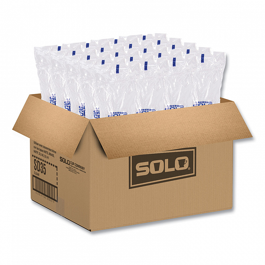 Sundae Cups, 3.5 oz, Plastic, Clear, 50/Bag, 20 Bags/Carton (SD35)
