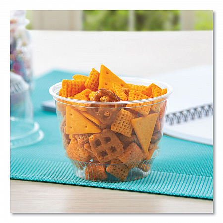 Sundae Cups, 8 oz, Plastic, Clear, 50/Bag, 20 Bags/Carton (SD8)