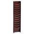 Safco Solid Wood Wall-Mount Literature Display Rack, 11.25w x 3.75d x 48.75h, Mahogany (4331MH)