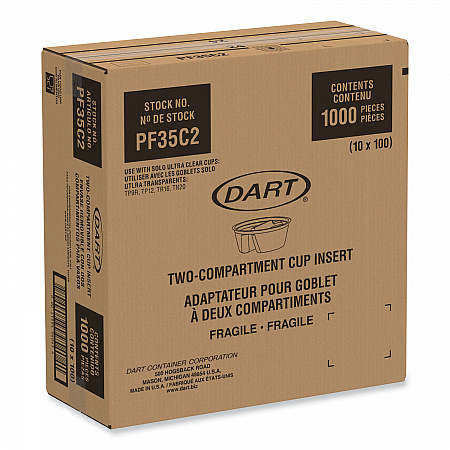 Plastic Cup Insert, 3.5 oz, 3.6