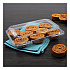 StayLock Clear Hinged Lid Containers, 6.8 x 9.4 x 2.6, Clear, Plastic, 125/Pack, 2 Packs/Carton (PET32UT1)