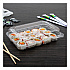 StayLock Clear Hinged Lid Containers, 6.8 x 9.4 x 2.6, Clear, Plastic, 125/Pack, 2 Packs/Carton (PET32UT1)