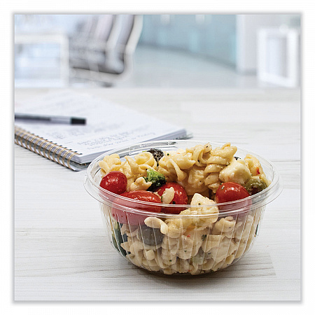 PresentaBowls Clear Bowls, 16 oz, Plastic, 63/Bag, 504/Carton (PET16B)
