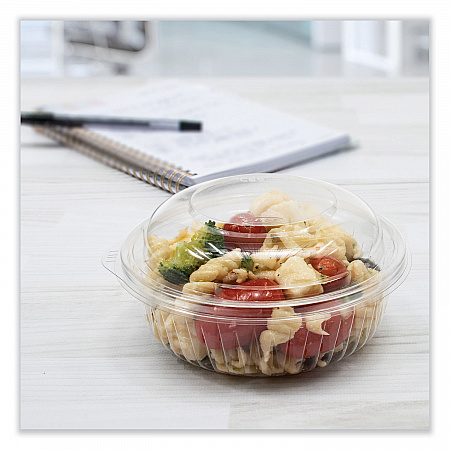 PresentaBowls Clear Bowls, 12 oz., Plastic, 63/Bag, 504/Carton (PET12B)
