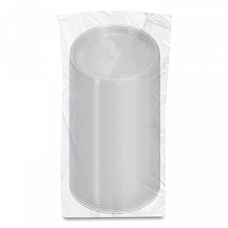 Polypropylene Vented Food Container Lids, Recessed, For 32 oz Food Containers, Clear, Plastic, 1,000/Carton (LPH4320090)