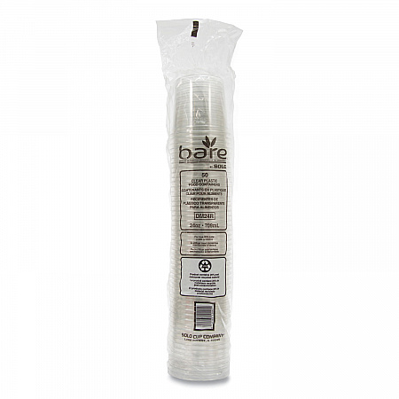 Bare Eco-Forward RPET Deli Containers, ProPlanet Seal, 24 oz, 4.61