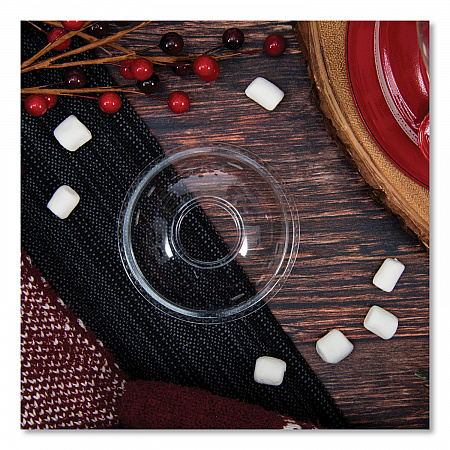 Plastic Dome Lid, Fits 7 oz Cold Cups, Clear, 2,500/Carton (DLR685)