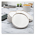 Flexstyle Double Sided Poly (DSP) Paper Lid, For 32 oz Food Containers, 4.6