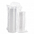 PresentaBowls Bowl/Lid Combo-Paks, 8 oz, Clear, Plastic, 63/Pack, 4 Packs/Carton (C8BCD)
