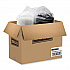 Creative Carryouts Hinged Plastic Hot Deli Boxes, 4 Compartments, 8.05 x 11.5 x 2.95, Black/Clear, 100/Carton (919020PM94)