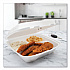 Insulated Foam Hinged Lid Containers, 3 Compartments, 9.01 x 9.4 x 3.1, White, 200/Carton (90HTPF3VR)
