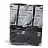 Insulated Foam Hinged Lid Containers, 7.96 x 8.36 x 3.2, Black, 200/Carton (85HTB1R)