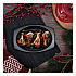 Quiet Classic Laminated Foam Dinnerware, Platter, 6.7 x 9.8, Black, 500/Carton (9PRBQR)