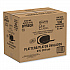 Quiet Classic Laminated Foam Dinnerware, Platter, 6.7 x 9.8, Black, 500/Carton (9PRBQR)
