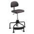 Safco Task Master Economy Industrial Chair, Supports Up to 250 lb, 17" to 35" Seat Height, Black (5117)