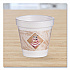 ThermoGlaze Insulated Foam Cups Stock Prints, 4 oz, White/Beige/Red, 1,000/Carton (4J4G)