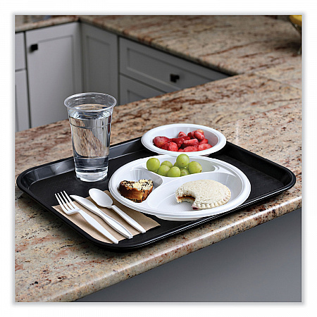 Heavyweight Wrapped Polypropylene Cutlery, Spoon, Plastic, White, 1,000/Carton (TSHWPPWIW)