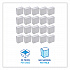 Tall Fold Dispenser Napkin, 12 x 7, White, 500/Pack, 20 Packs/Carton (8302W)