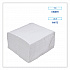 Dinner Napkin, 1-Ply, 17 x 17, White, 250/Pack, 12 Packs/Carton (8307W)