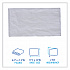 Dinner Napkin, 2-Ply, 17 x 15, White, 100/Pack, 30 Packs/Carton (8308W)