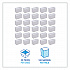 Dinner Napkin, 2-Ply, 17 x 15, White, 100/Pack, 30 Packs/Carton (8308W)