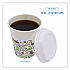 Deerfield Hot Cup Lids, Fits 10 oz to 20 oz Boardwalk Deerfield Hot Cups, Plastic, White, 50/Pack, 20 Packs/Carton (DEERHLIDW)