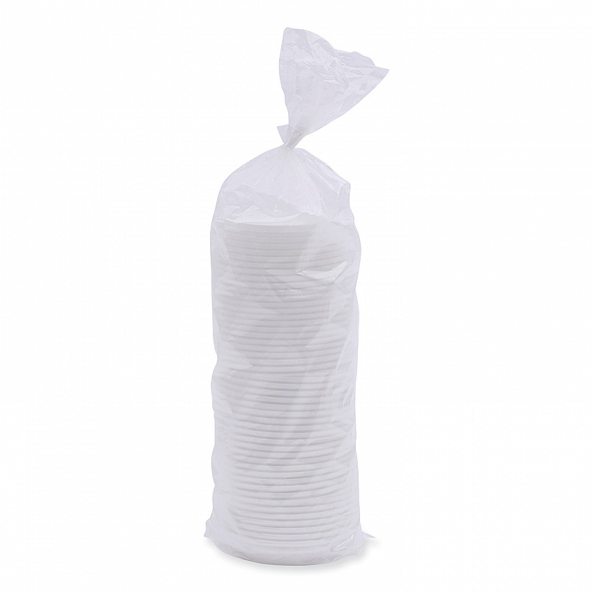 Deerfield Hot Cup Lids, Fits 10 oz to 20 oz Boardwalk Deerfield Hot Cups, Plastic, White, 50/Pack, 20 Packs/Carton (DEERHLIDW)