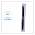 Heavyweight Wrapped Polystyrene Cutlery, Knife, Plastic, Black, 1,000/Carton (KNIHWPSBIW)