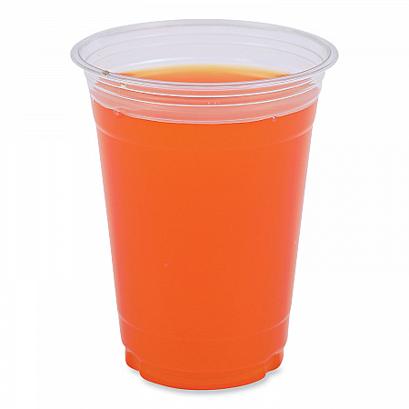 Clear Plastic PET Cups, 16 oz, 50 Cups/Sleeve, 20 Sleeves/Carton (PET16)