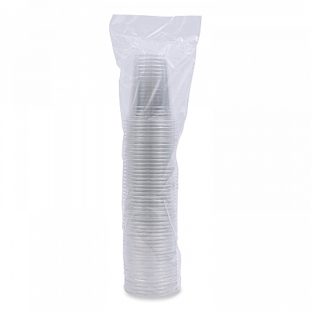 Clear Plastic PET Cups, 16 oz, 50 Cups/Sleeve, 20 Sleeves/Carton (PET16)