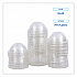 PET Cold Cup Dome Lids, Fits 14 oz to 24 oz Cold Cups, Plastic, Clear, 100/Sleeve, 10 Sleeves/Carton (PETDOME)