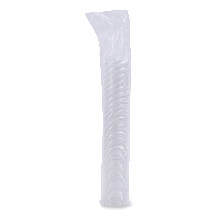 Souffle/Portion Cup Lids, Fits 1.5 oz and 2 oz Portion Cups, Plastic, Clear, 2,500/Carton (PRTLID2)