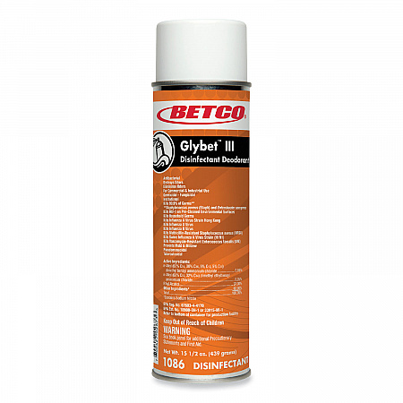 Glybet III Disinfectant, Citrus Bouquet Scent, 15.5 oz Aerosol Spray, 12/Carton (10862300)
