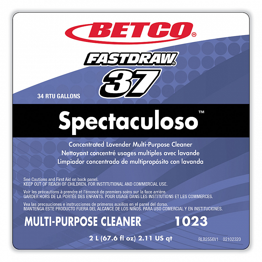 Spectaculoso FastDraw Multipurpose Cleaner, Lavender Scent, 67.6 oz Bottle, 4/Carton (10234700)