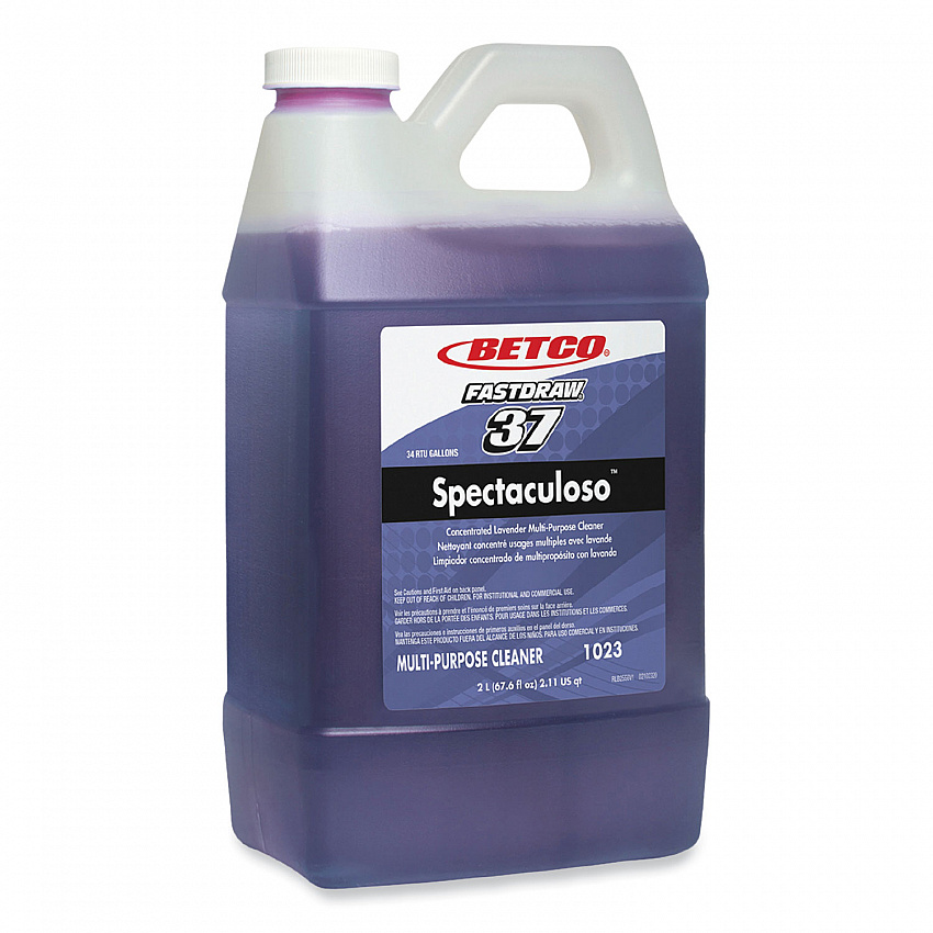 Spectaculoso FastDraw Multipurpose Cleaner, Lavender Scent, 67.6 oz Bottle, 4/Carton (10234700)