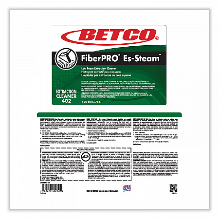 FiberPRO Es-Steam Carpet Cleaner, Country Fresh Scent, 1 gal Bottle, 4/Carton (4020400)