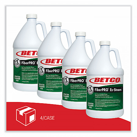 FiberPRO Es-Steam Carpet Cleaner, Country Fresh Scent, 1 gal Bottle, 4/Carton (4020400)