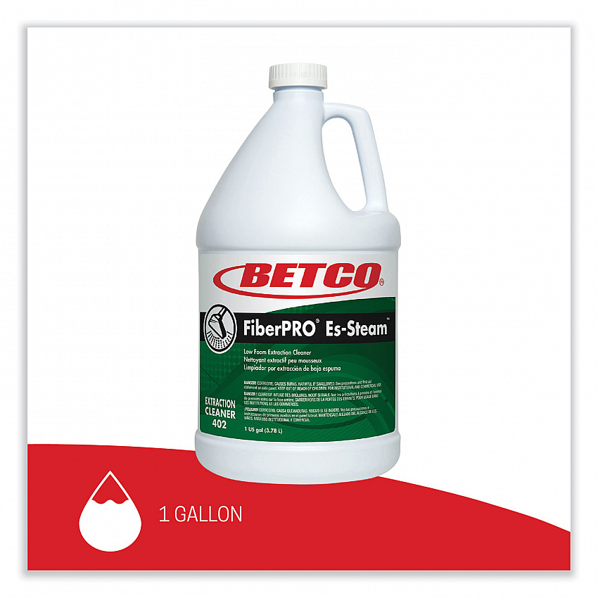 FiberPRO Es-Steam Carpet Cleaner, Country Fresh Scent, 1 gal Bottle, 4/Carton (4020400)