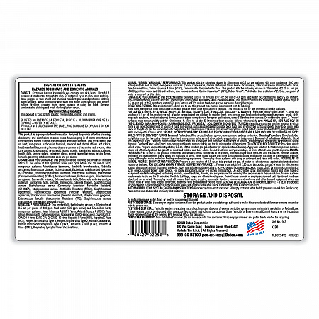 pH7Q Dual Neutral FastDraw Disinfectant Cleaner, Lemon Scent, 67.6 oz Bottle, 4/Carton (3554700)