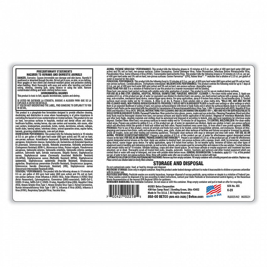 pH7Q Dual Neutral FastDraw Disinfectant Cleaner, Lemon Scent, 67.6 oz Bottle, 4/Carton (3554700)