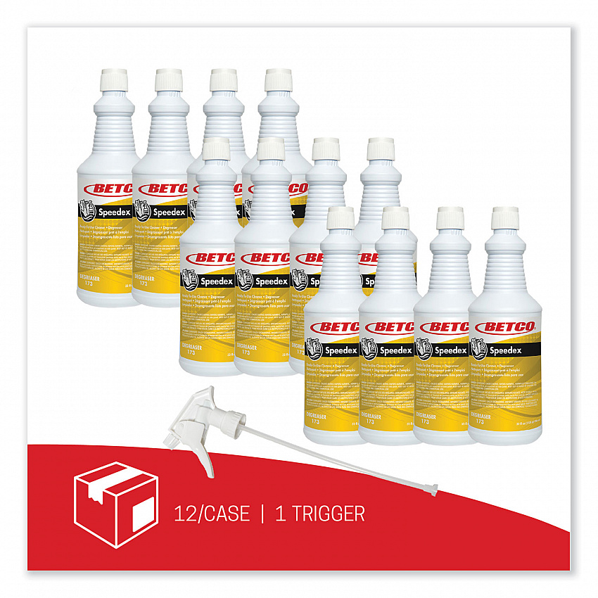Speedex Degreaser, 32 oz Spray Bottle, 12/Carton (1731200)