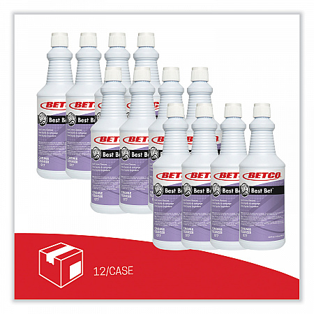 Best Bet Liquid Creme Cleanser, Mint, 32 oz Bottle, 12/Carton (771200)