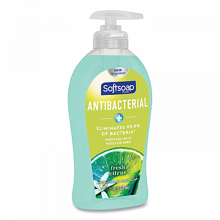 Antibacterial Hand Soap, Fresh Citrus Scent, 11.25 oz, 6/Carton (44572)