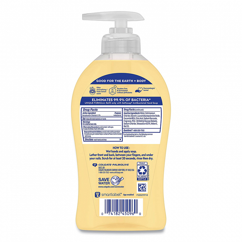 Antibacterial Hand Soap, Citrus Scent, 11.25 oz, 6/Carton (45096)