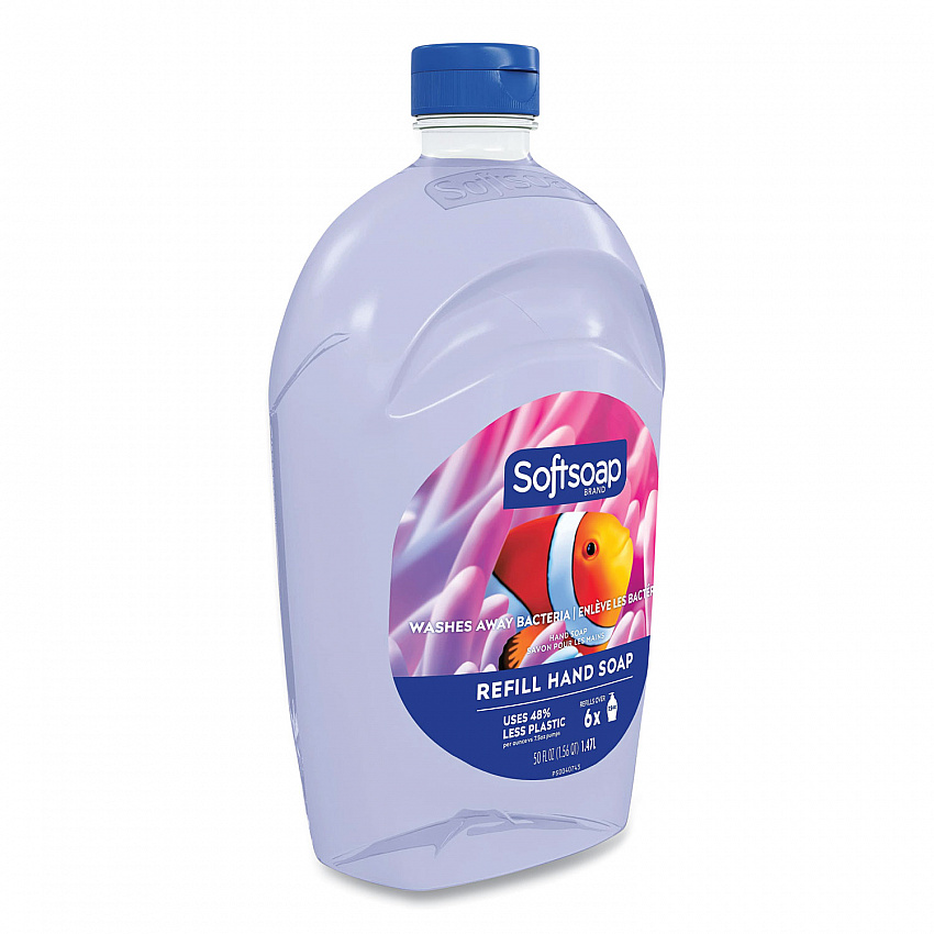 Liquid Hand Soap Refill, Fresh Scent, 50 oz, 3/Carton (61046102)