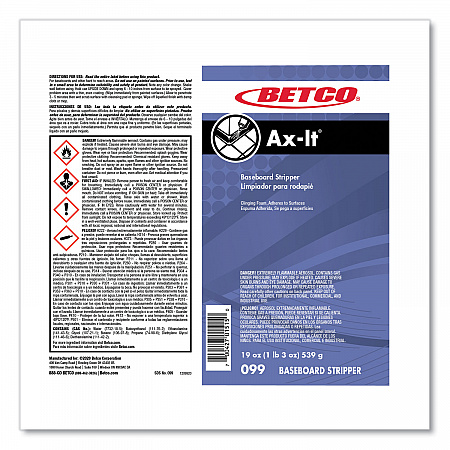 Ax-It Aerosol Baseboard Stripper, Sassafras Scent, 19 oz Aerosol Spray, 12/Carton (0992300CT)